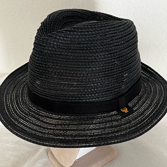 MCM Legere Black Hat Rare Fedora Bucket Japan Exclusive late 1990’s NWOT - Picture 9 of 17